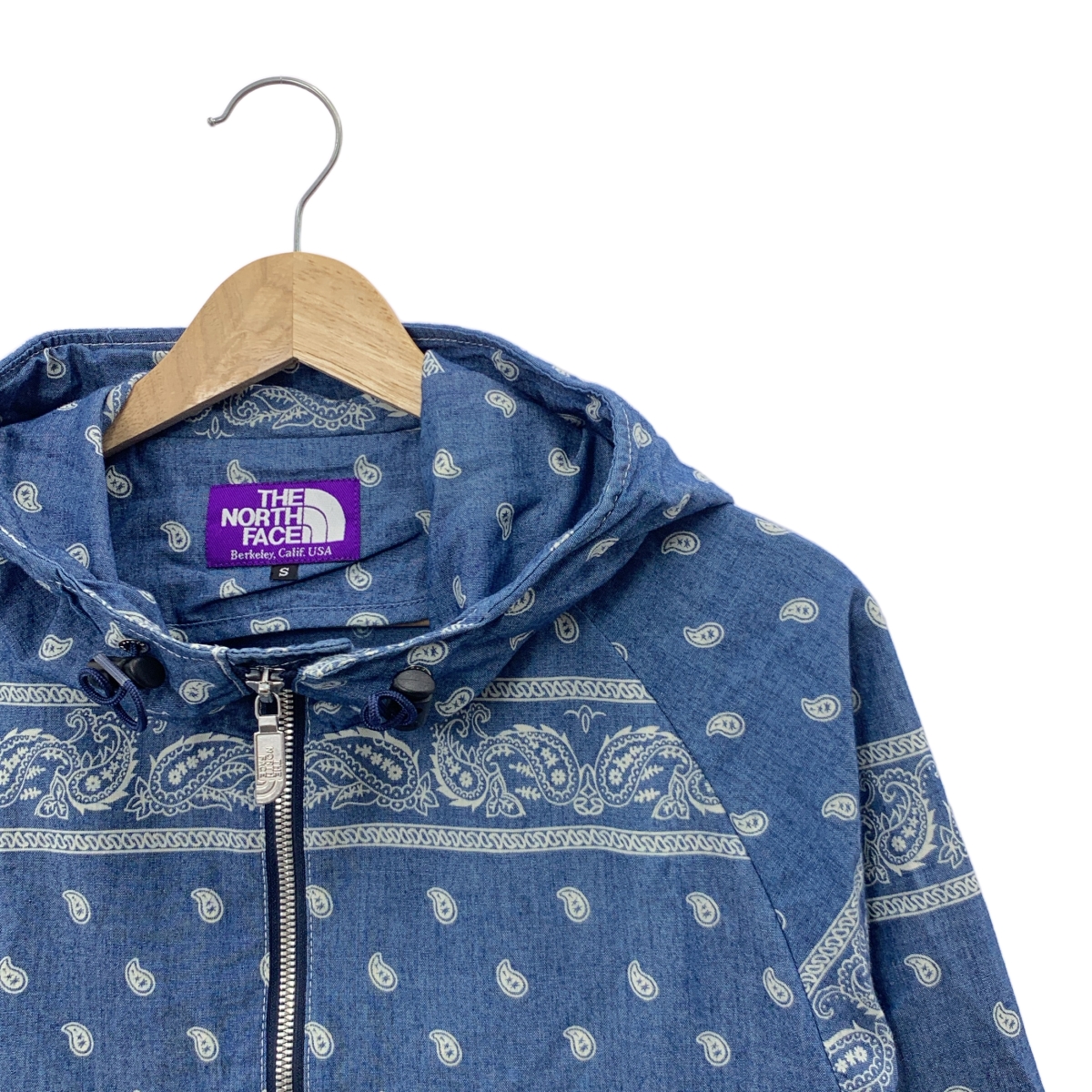 THE NORTH FACE PURPLE LABEL / ザノースフェイスパープルレーベル NP2602N / COOLMAX Indigo Print Anorak ペイズリー柄 アノラック パーカー