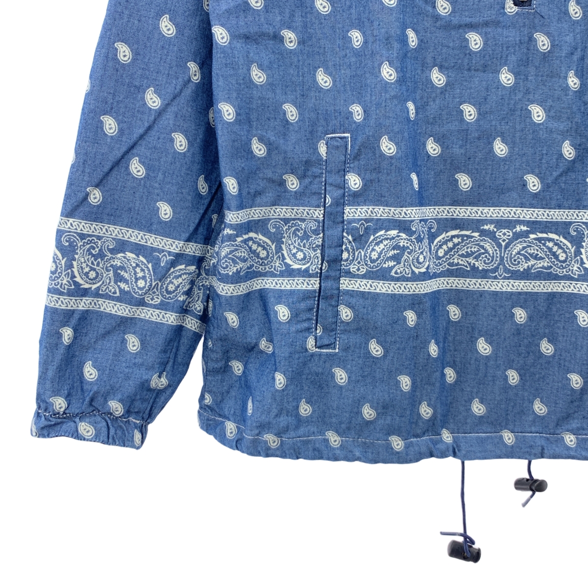 THE NORTH FACE PURPLE LABEL / ザノースフェイスパープルレーベル NP2602N / COOLMAX Indigo Print Anorak ペイズリー柄 アノラック パーカー