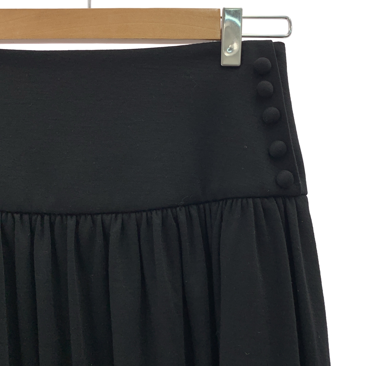 BORDERS at BALCONY / ボーダーズアットバルコニー WEEKEND GATHERED SKIRT ウール ギャザー スカート