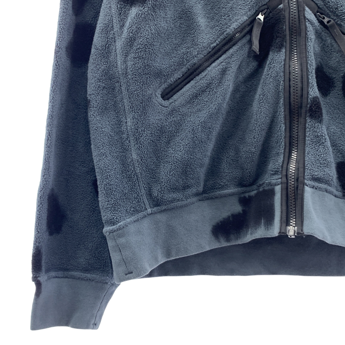 STONE ISLAND / ストーンアイランド Hand Colouring Garment Dyed Cotton Pile Jacket / ガーメントダイ フーデッド ジャケット