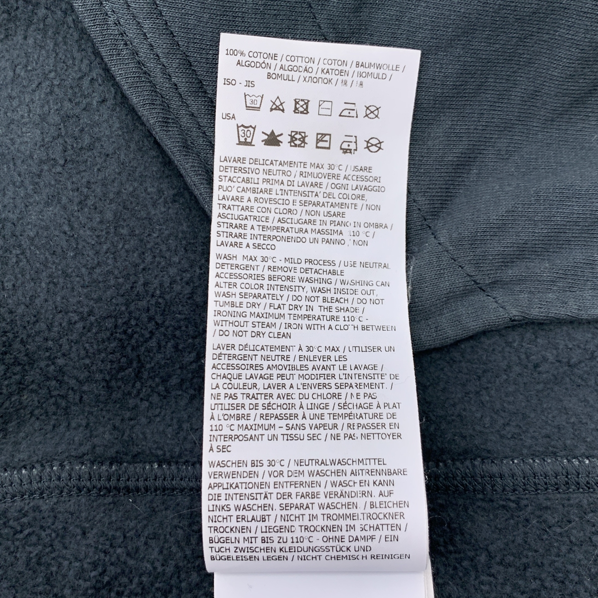 STONE ISLAND / ストーンアイランド Hand Colouring Garment Dyed Cotton Pile Jacket / ガーメントダイ フーデッド ジャケット