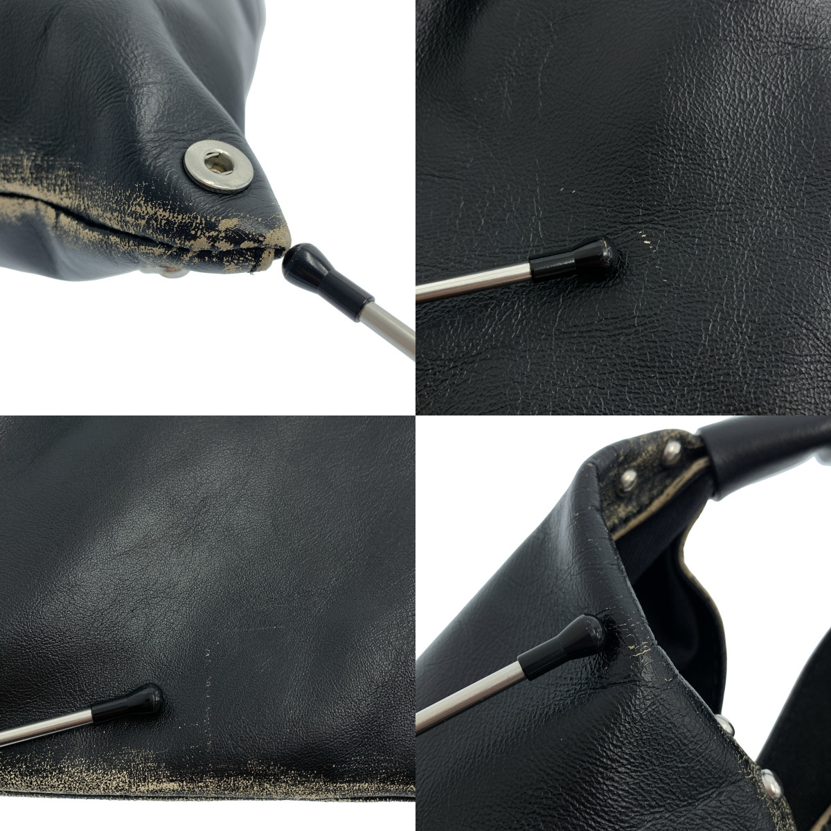 MM6 Maison Margiela / エムエムシックスメゾンマルジェラ MINI Japanese ダメージ加工 スタッズ ミニジャパニーズ ハンドバッグ