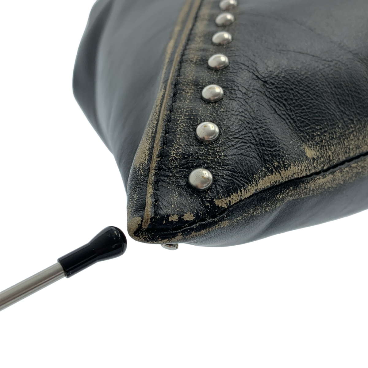 MM6 Maison Margiela / エムエムシックスメゾンマルジェラ MINI Japanese ダメージ加工 スタッズ ミニジャパニーズ ハンドバッグ