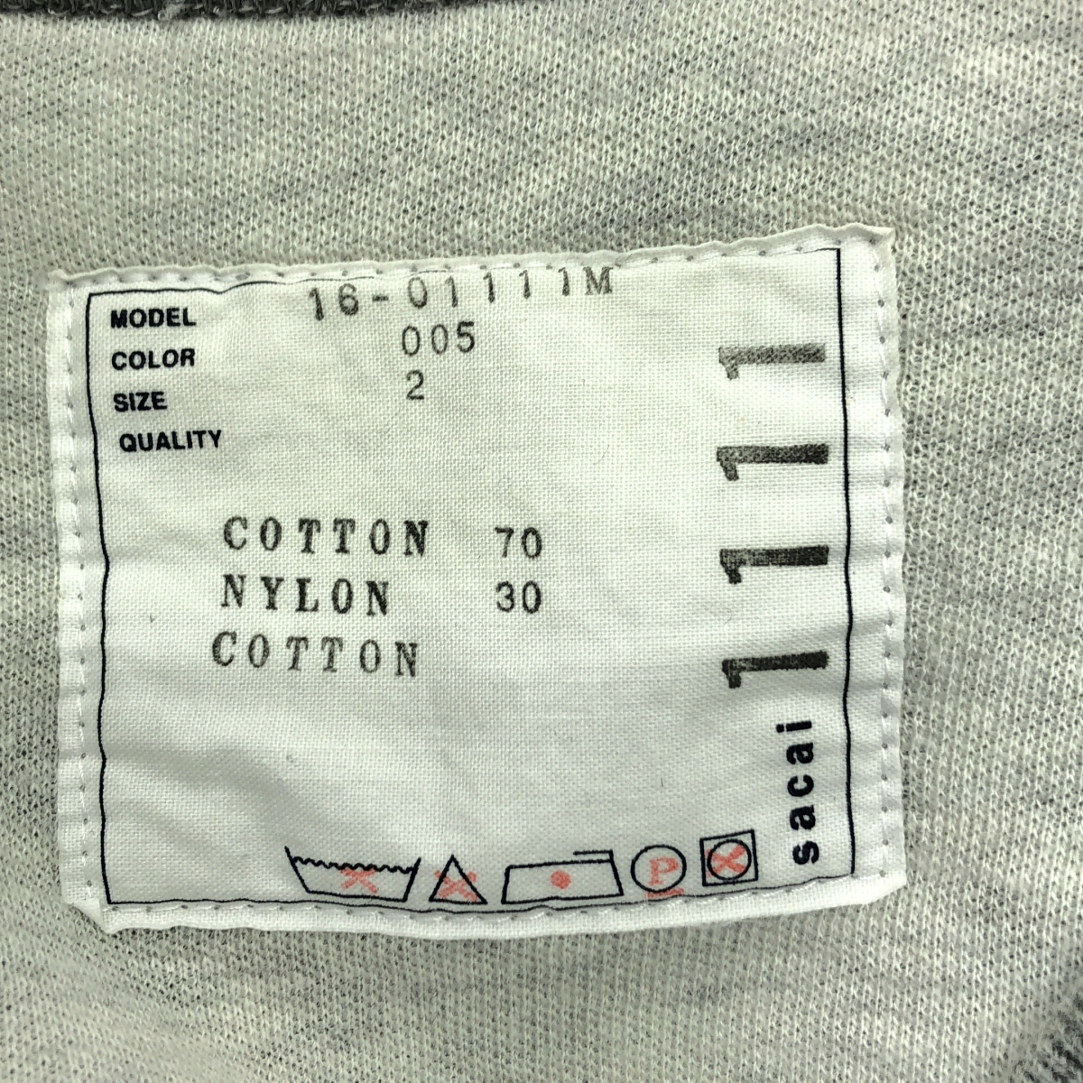 sacai / サカイ ポケット プルオーバー スウェット トレーナー