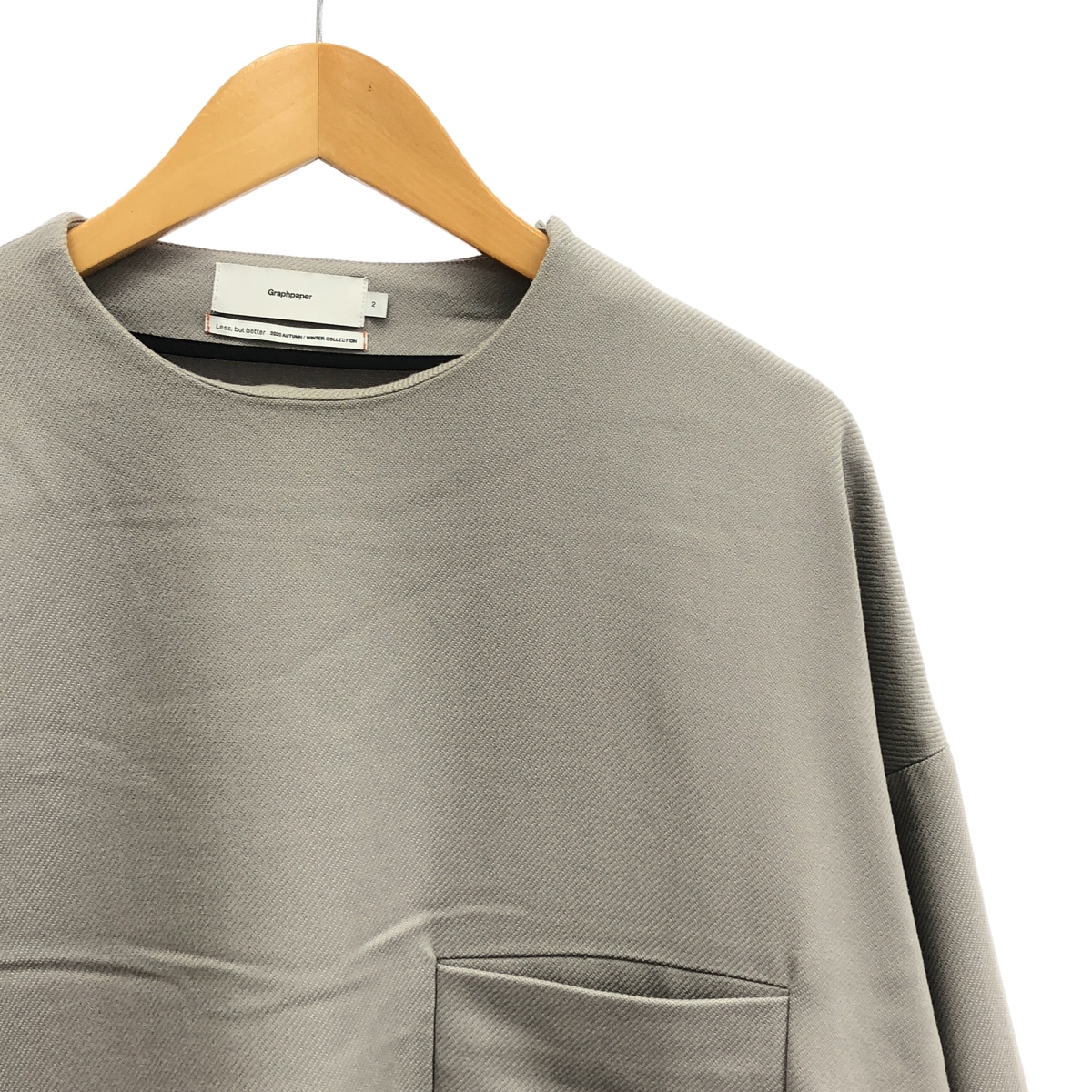 Graphpaper / グラフペーパー Gently Wool Pull Over ジェントリーウール プルオーバー カットソー