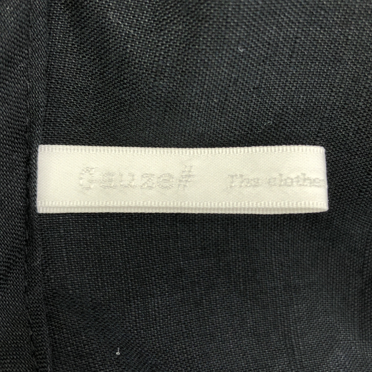 Gauze# / ガーゼ コットン リネン バイカラー ギャザー ボリューム ドレス ワンピース