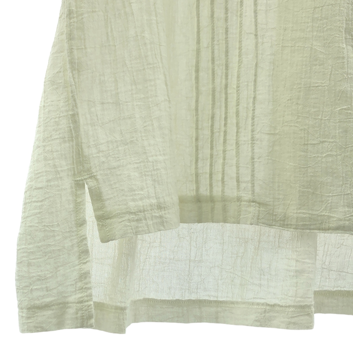 Re:poris / レポリス コットン オープンカラーシャツ