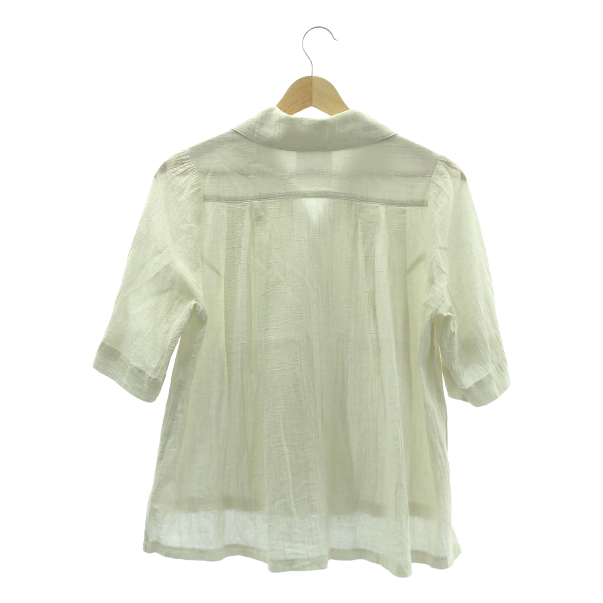 Re:poris / レポリス コットン オープンカラーシャツ