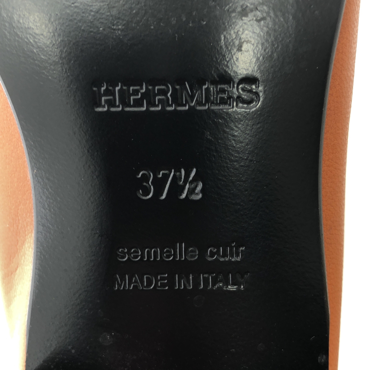 HERMES / エルメス Hロゴ金具 ローファー レザーシューズ 革靴