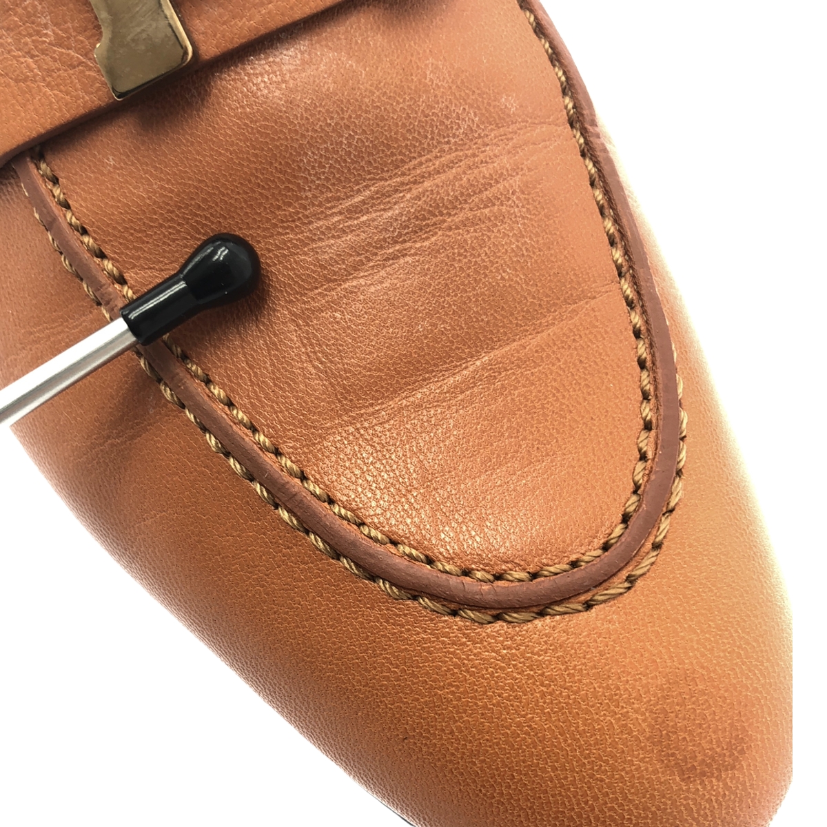 HERMES / エルメス Hロゴ金具 ローファー レザーシューズ 革靴