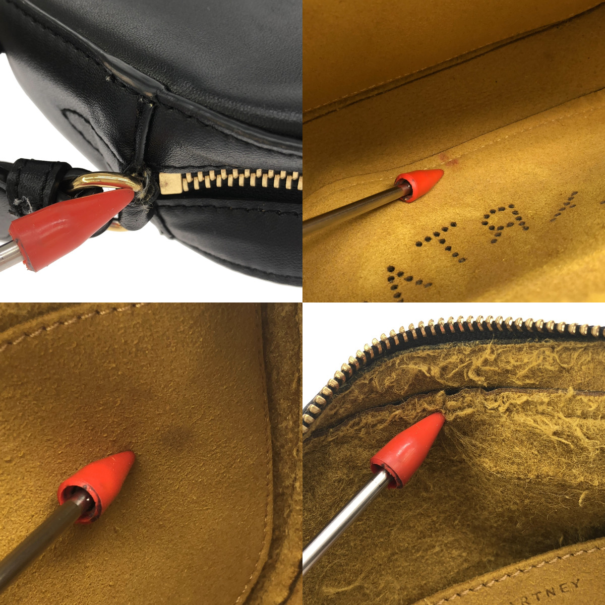 STELLA McCARTNEY / ステラマッカートニー SMALL CAMERA BAG カメラ パンチングレザー ロゴ ショルダー バッグ