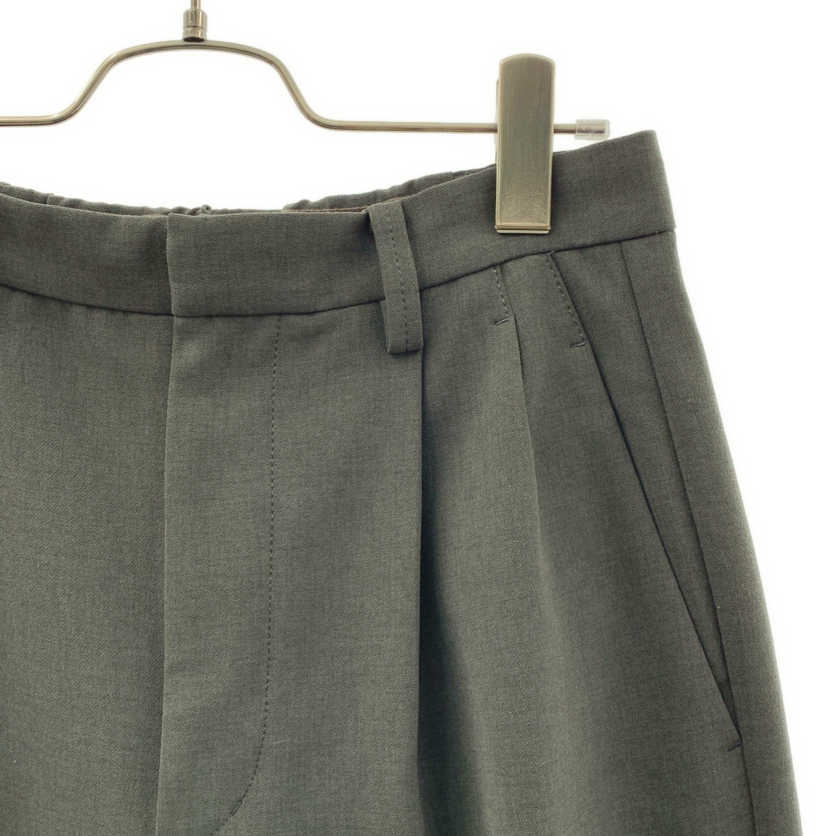 Spick and Span / スピックアンドスパン ダブルクロスツータックパンツ