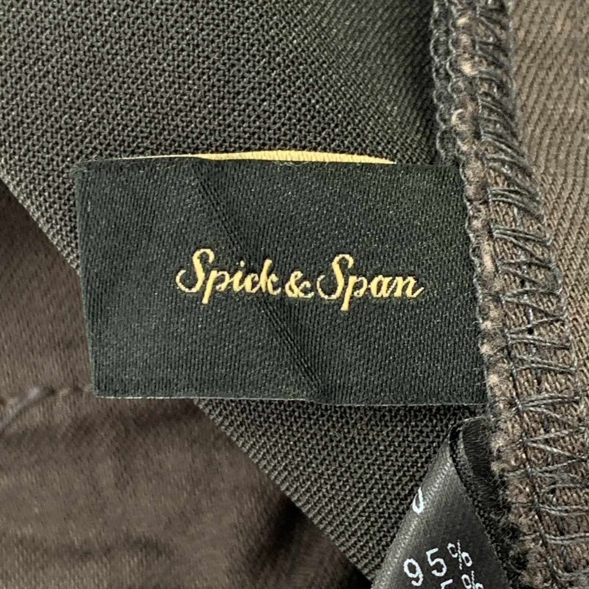 Spick and Span / スピックアンドスパン ダブルクロスツータックパンツ