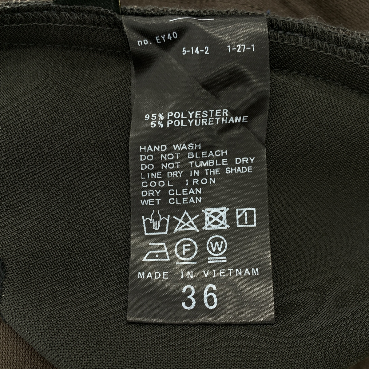 Spick and Span / スピックアンドスパン ダブルクロスツータックパンツ