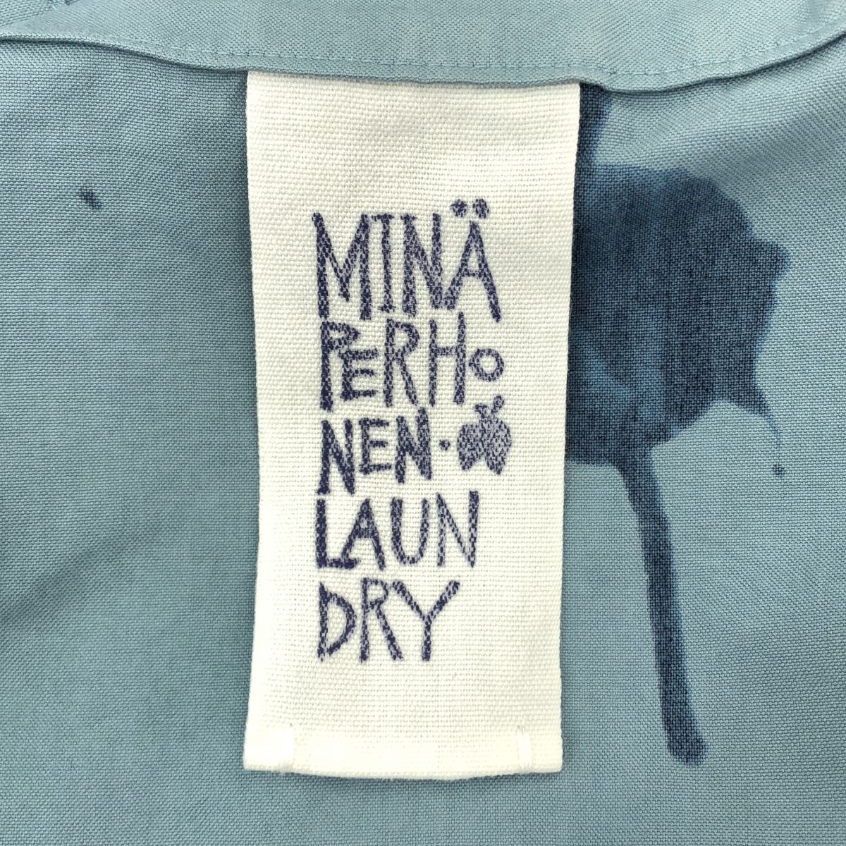 mina perhonen / ミナペルホネン cats & dogs / 総柄 ノーカラー ポケット ワンピース