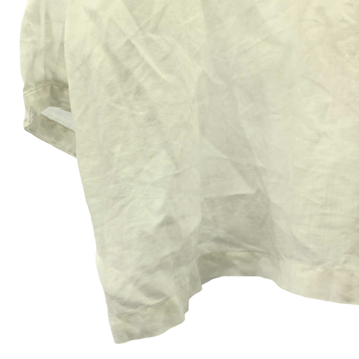 nest robe / ネストローブ 2way リネン ウェーブタック シャツ ブラウス