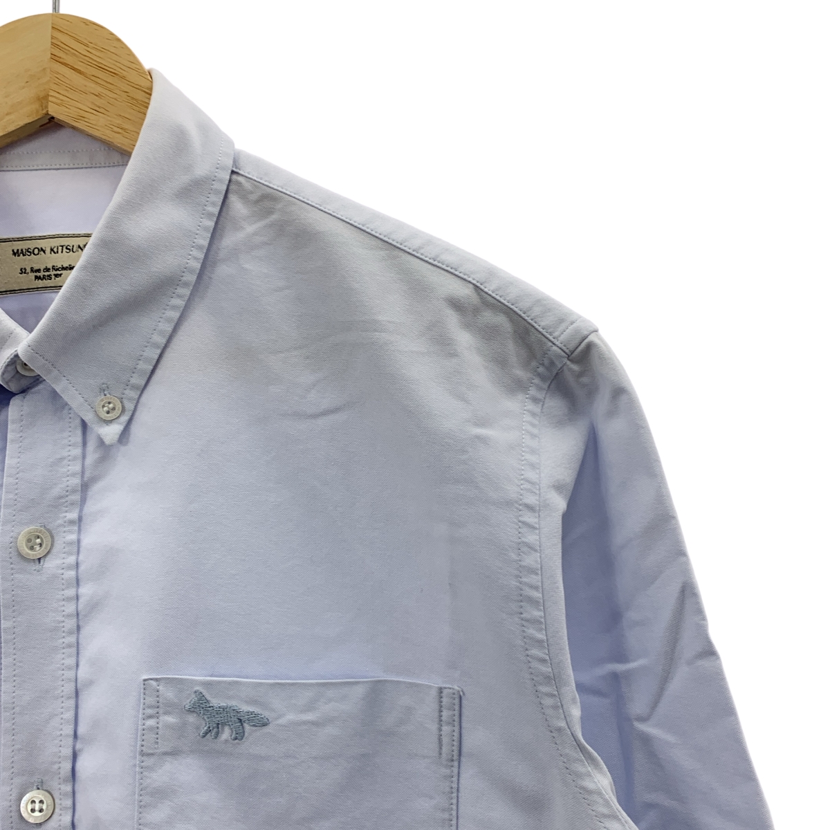 MAISON KITSUNE / メゾンキツネ ワンポイント ロゴ ボタンダウンシャツ