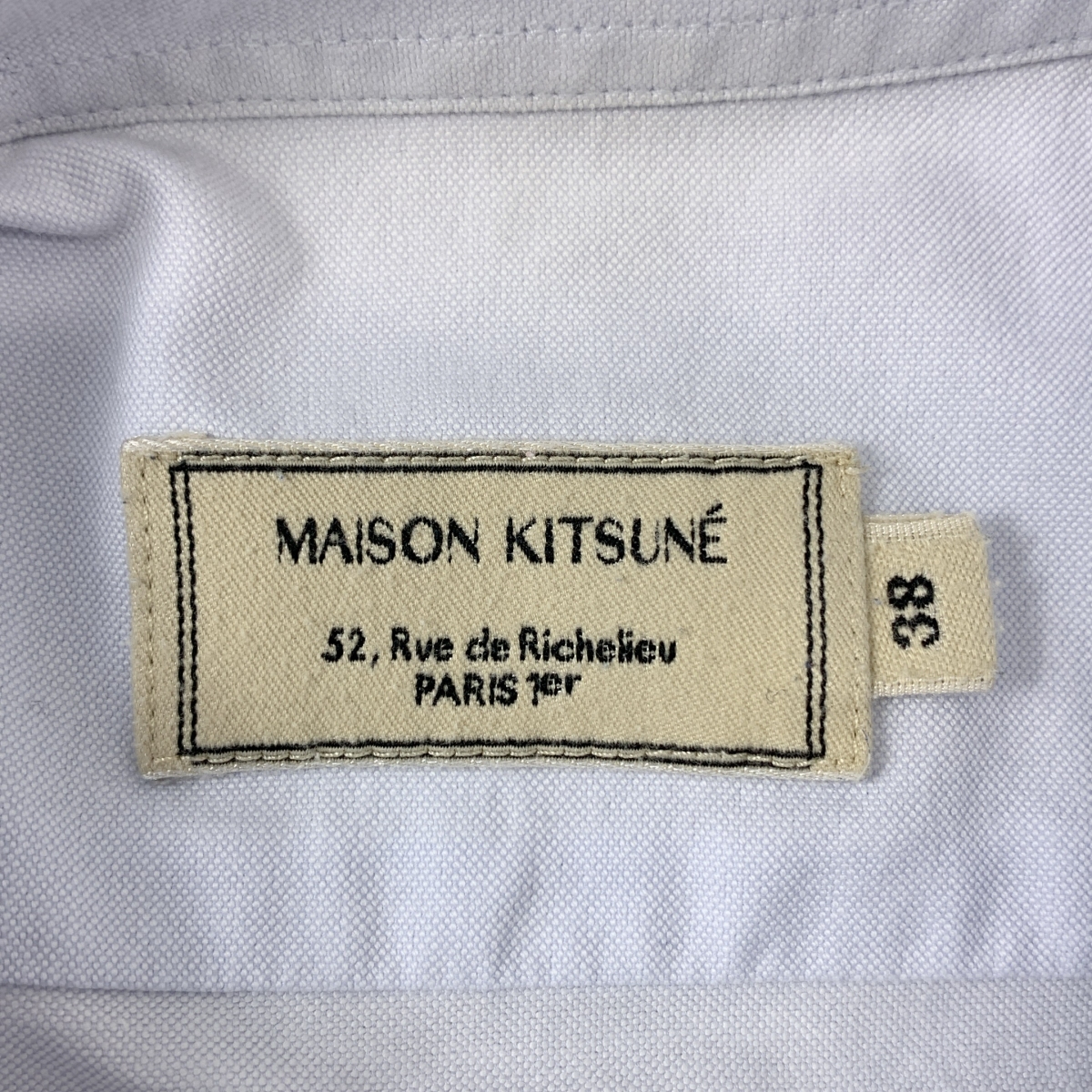 MAISON KITSUNE / メゾンキツネ ワンポイント ロゴ ボタンダウンシャツ