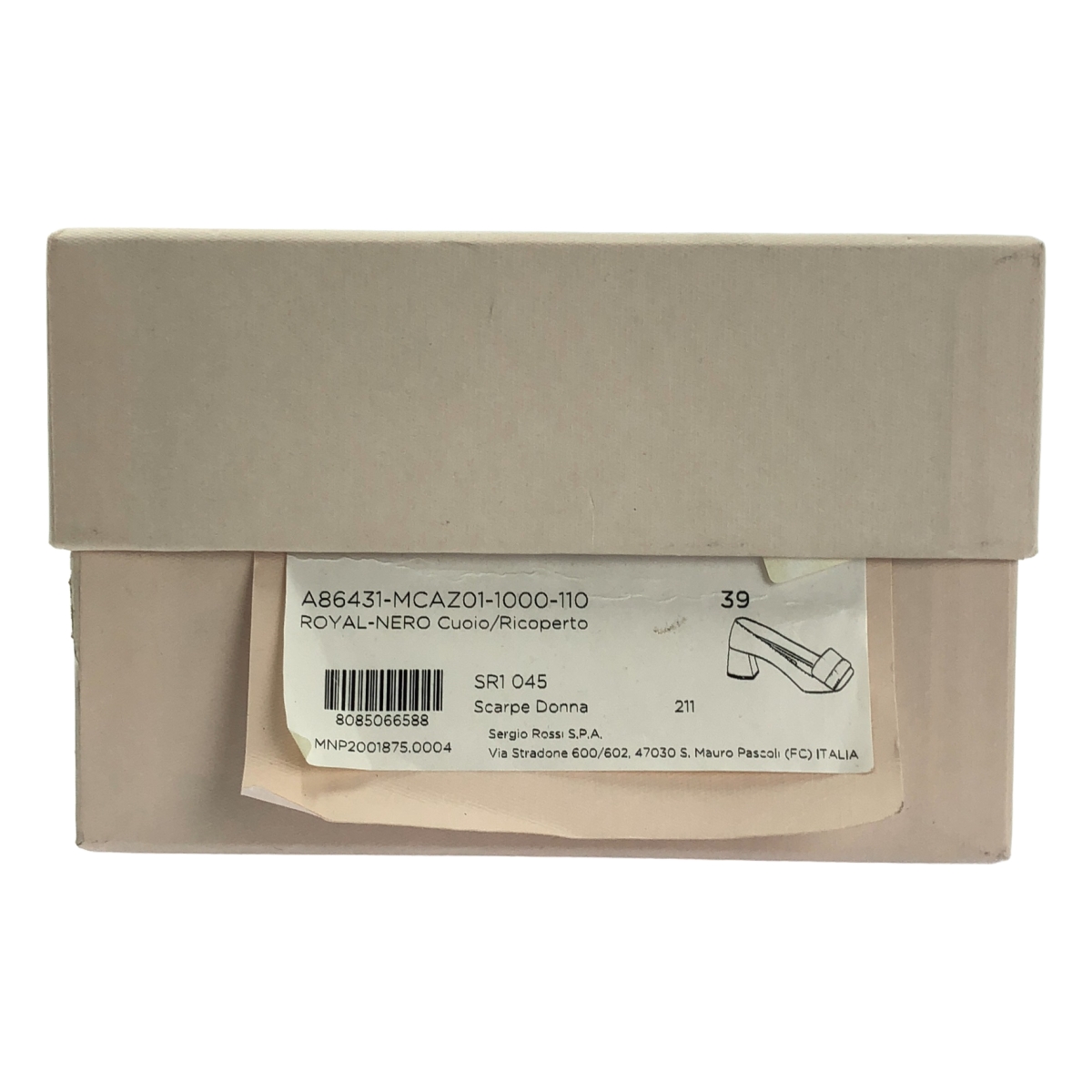 sergio rossi / セルジオロッシ SR1 ローヒール スエードパンプス