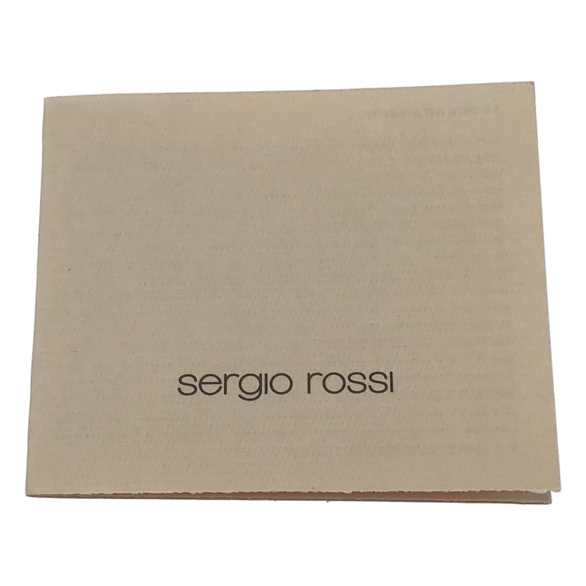 sergio rossi / セルジオロッシ SR1 ローヒール スエードパンプス