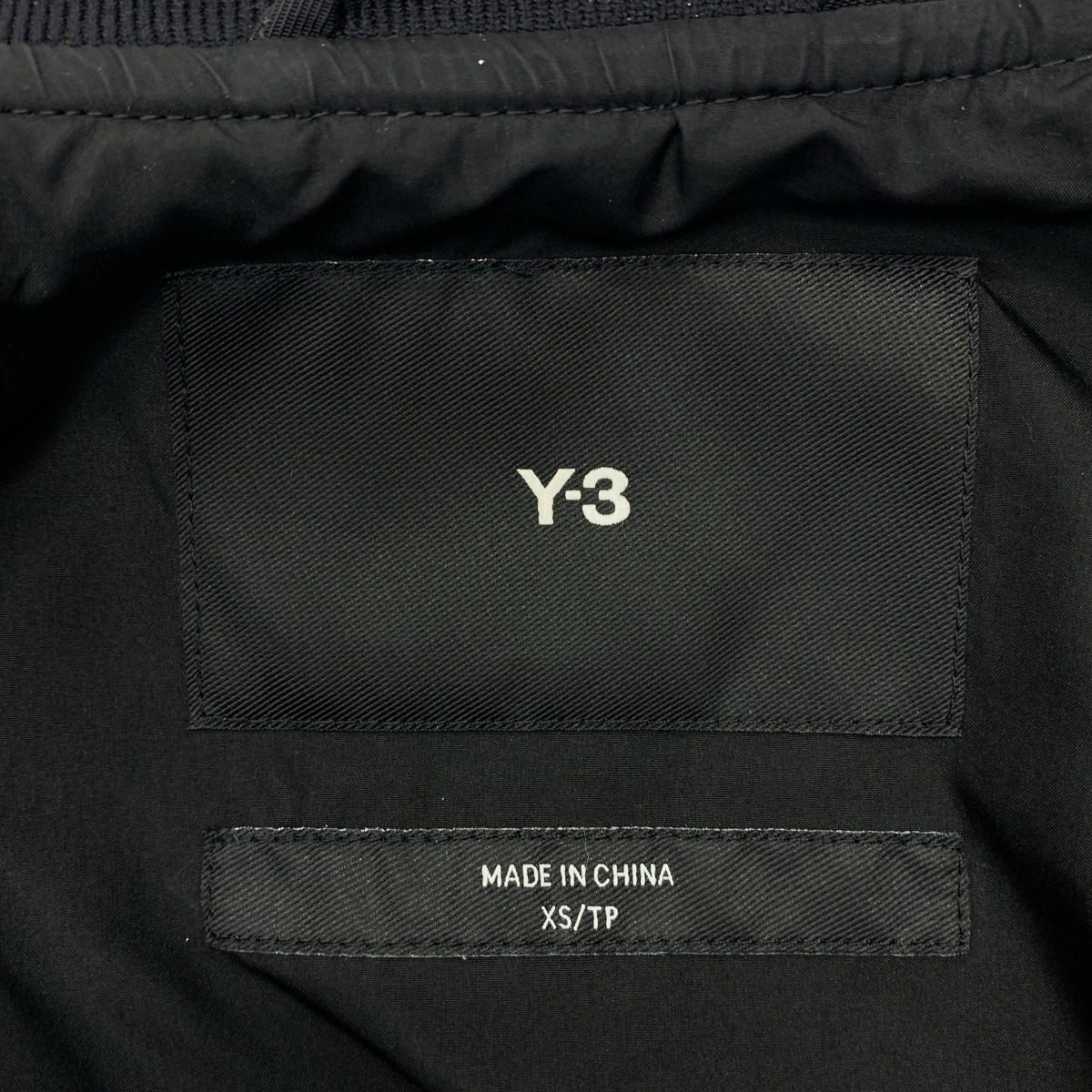 Y-3 / ワイスリー BOMBER / オーバーシルエット ロゴジップ ボンバージャケット ブルゾン