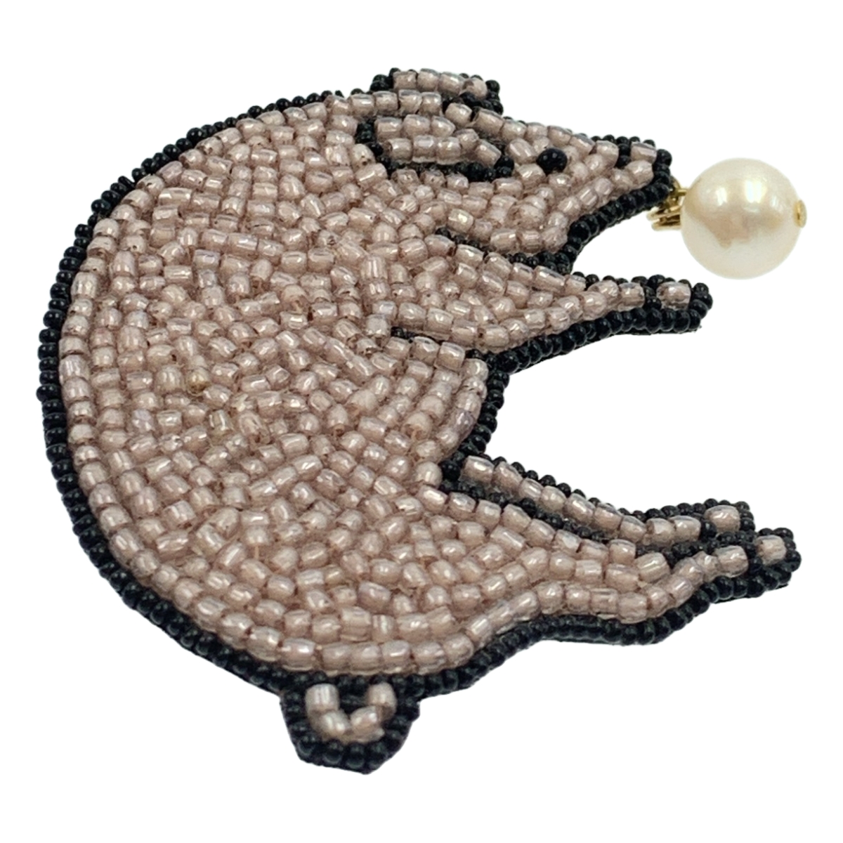 その他 小林モー子 / ビーズ 装飾 ピンブローチ