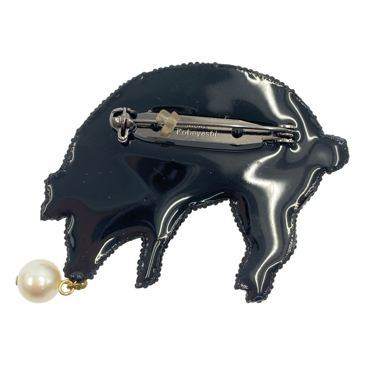 その他 小林モー子 / ビーズ 装飾 ピンブローチ