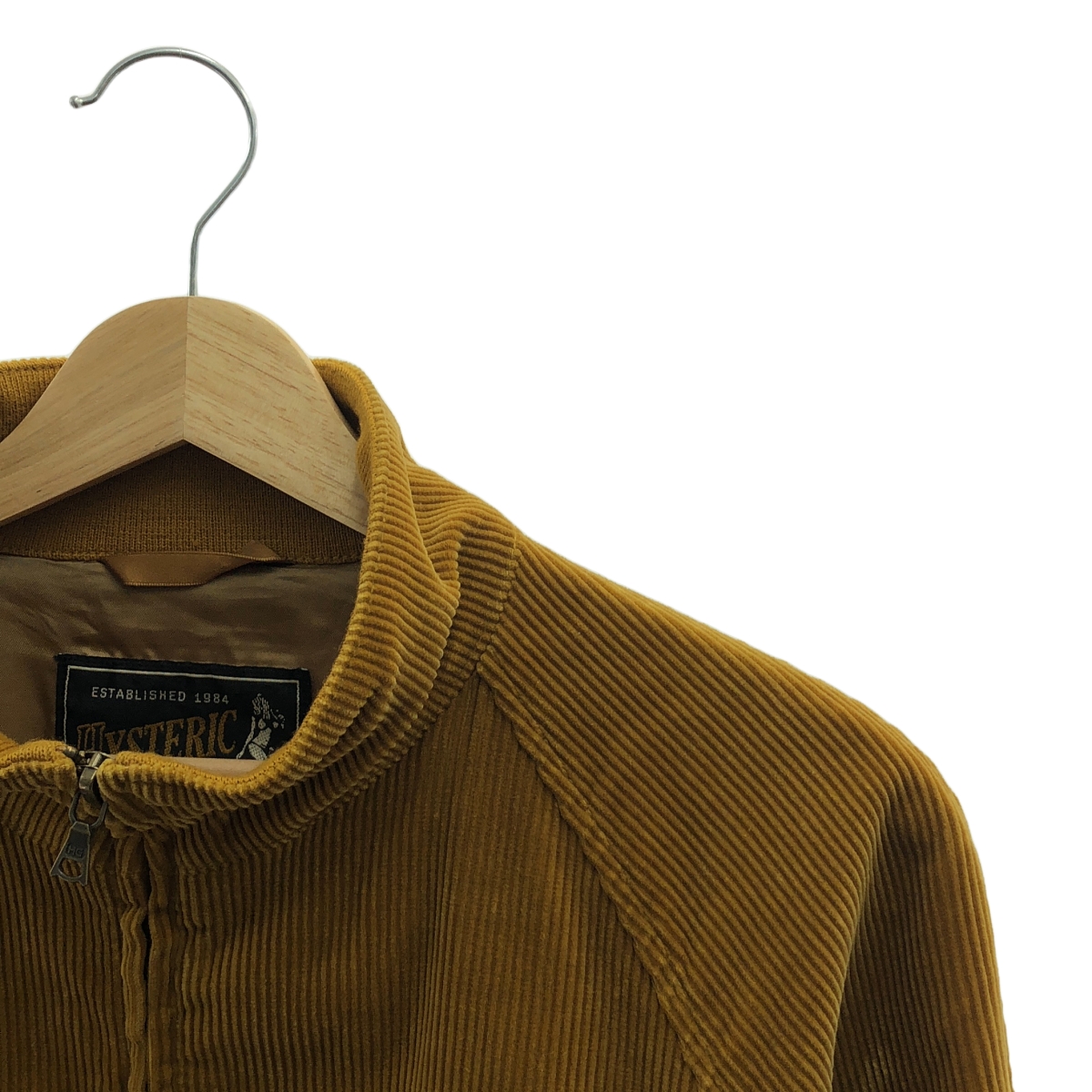 HYSTERIC GLAMOUR / ヒステリックグラマー スタンドカラーラグランJK コーデュロイ ジップ ブルゾン