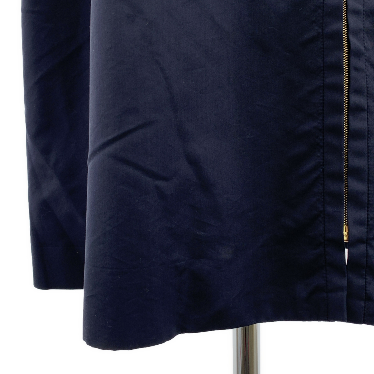 BLAMINK / ブラミンク R C/S HOOD CT コットン シルク ギャザー フーデッド コート