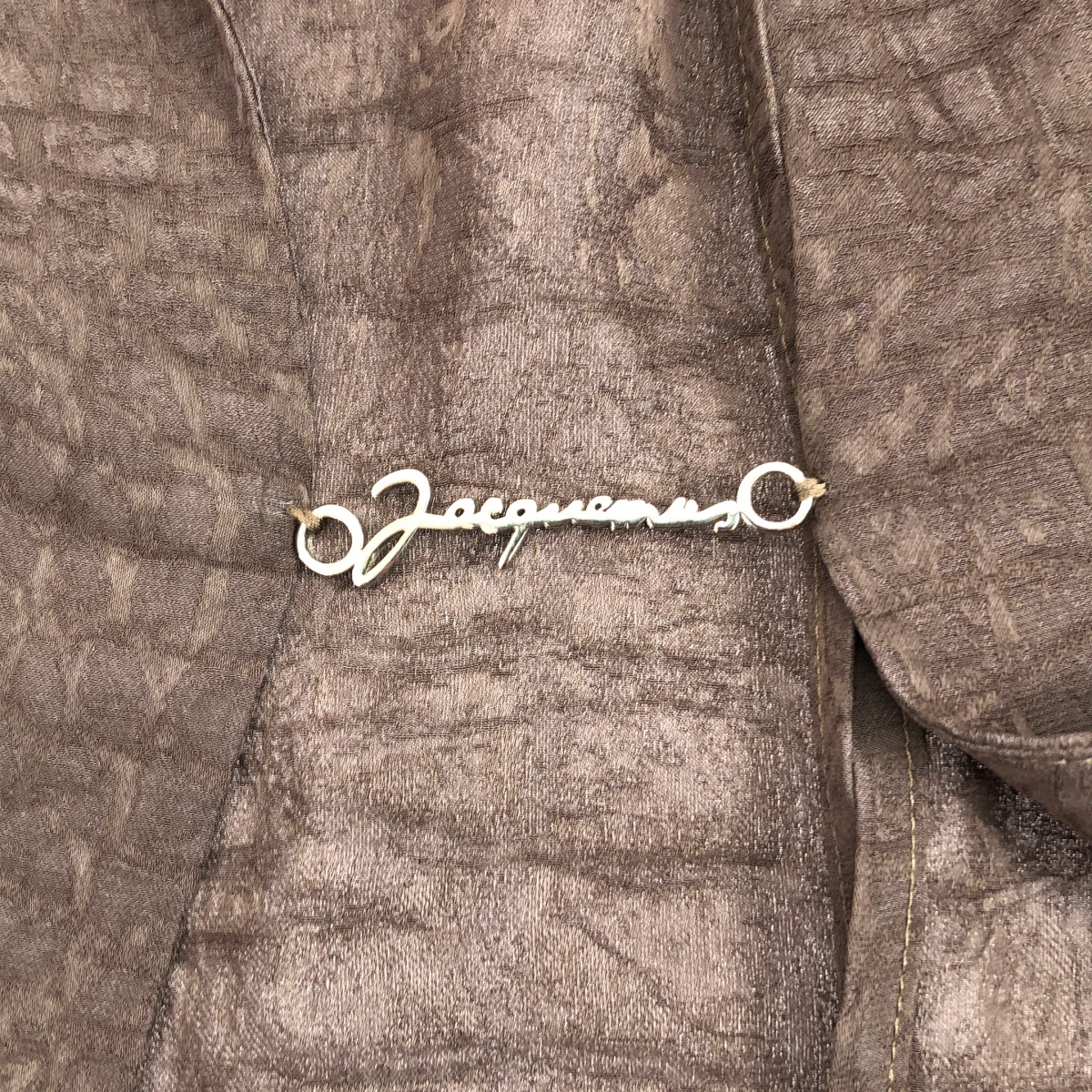 JACQUEMUS / ジャックムス Notte ロゴチャーム ジャガード ビスコース シャツ