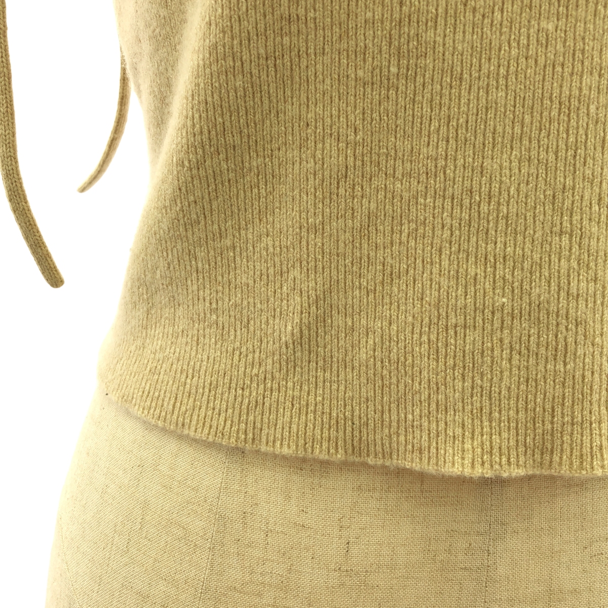 extreme cashmere / エクストリームカシミヤ リブニット キャミソール ベアトップ