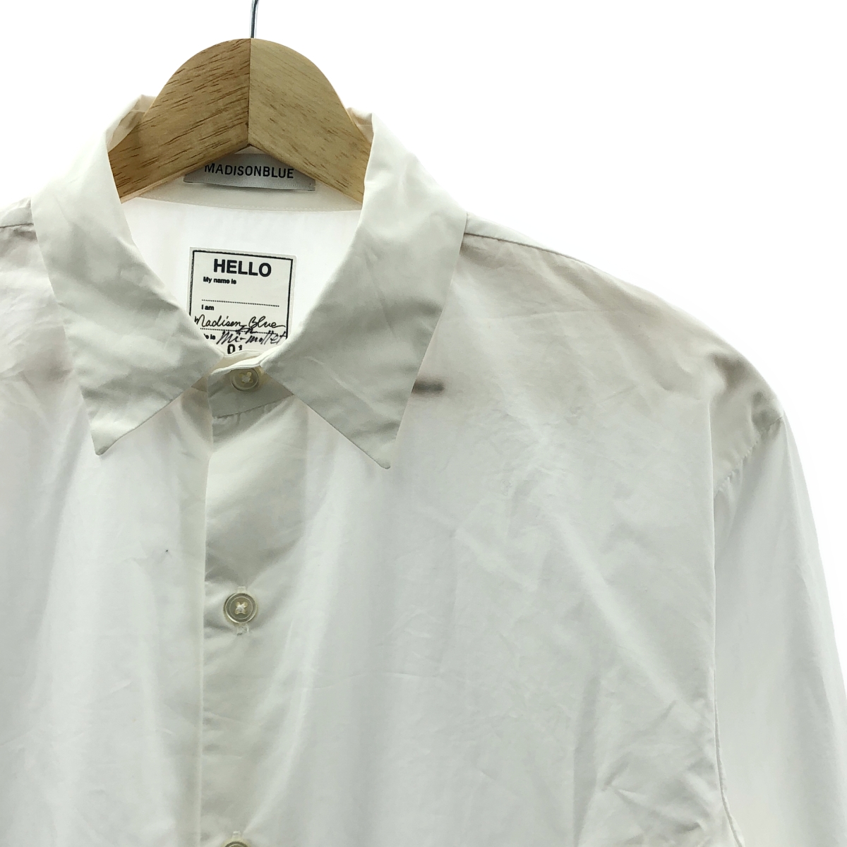 MADISON BLUE / マディソンブルー ×mi-mollet ミモレ / HAMPTON DRESS SHIRT ハンプトンドレスシャツ