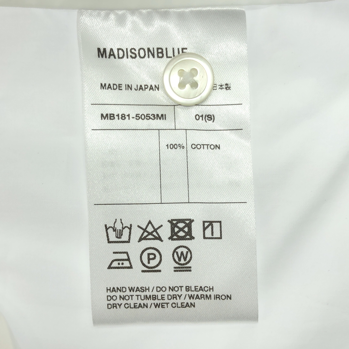 MADISON BLUE / マディソンブルー ×mi-mollet ミモレ / HAMPTON DRESS SHIRT ハンプトンドレスシャツ