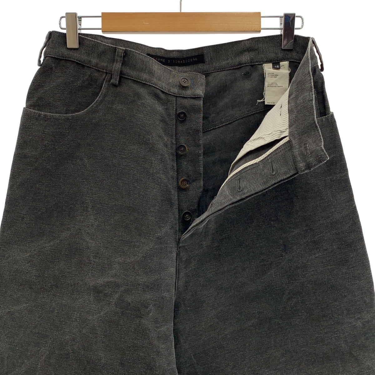 その他 ブラックデニム ワイドパンツ