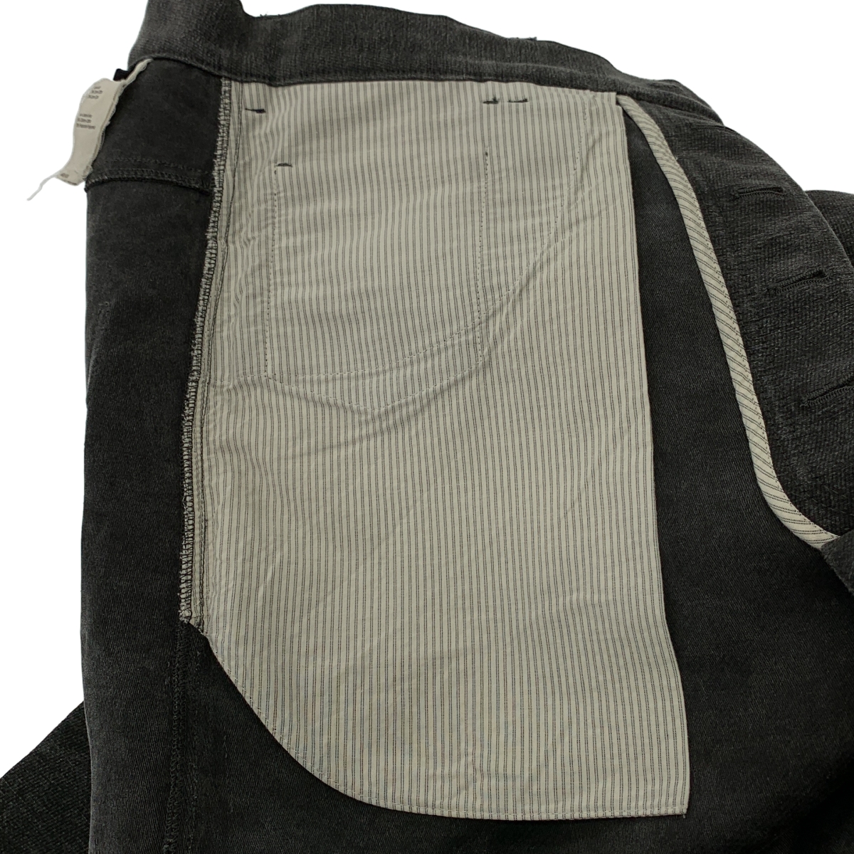 その他 ブラックデニム ワイドパンツ