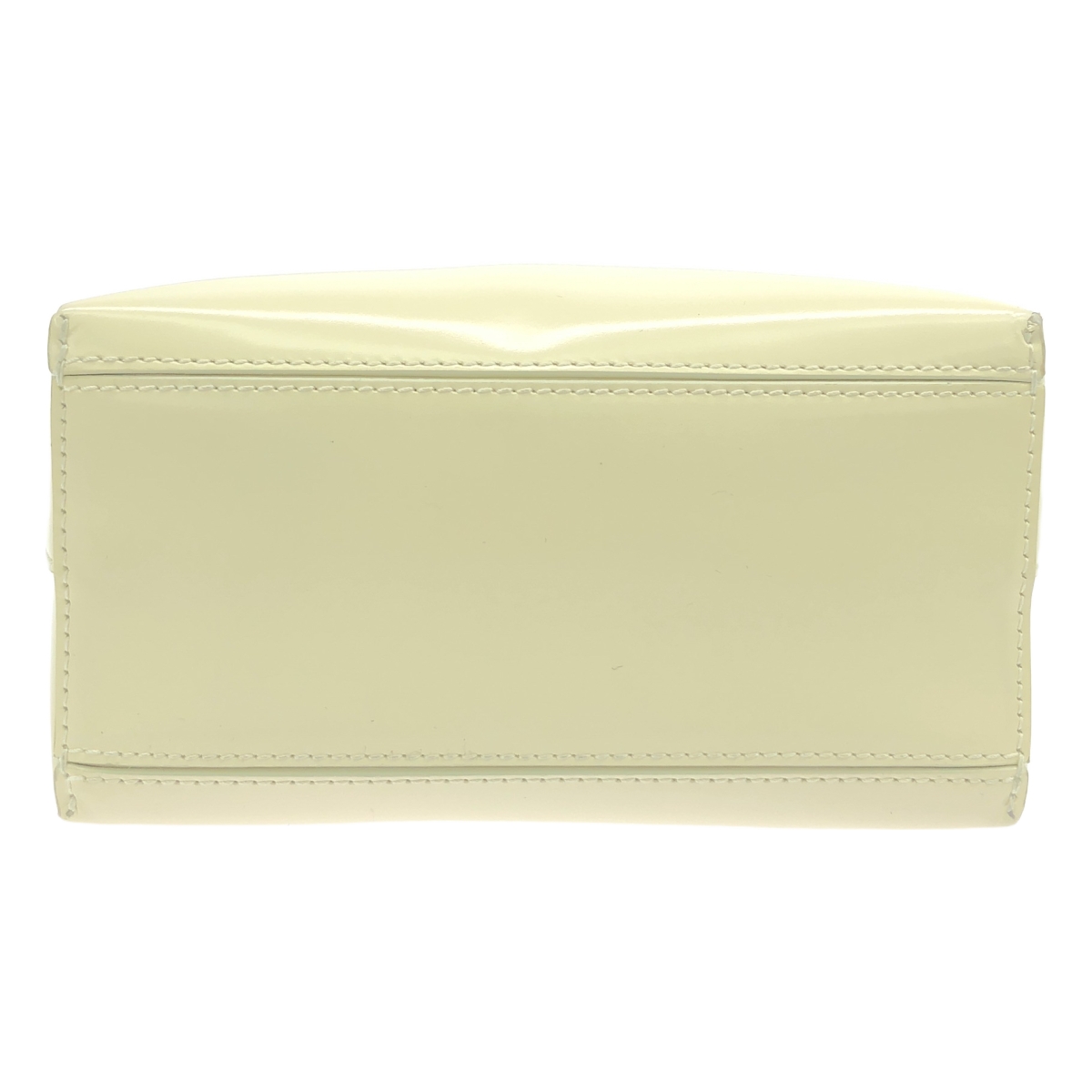 JIL SANDER / ジルサンダー Goji Bamboo Square / レザー ロゴ がま口 バンブー ハンドル バッグ