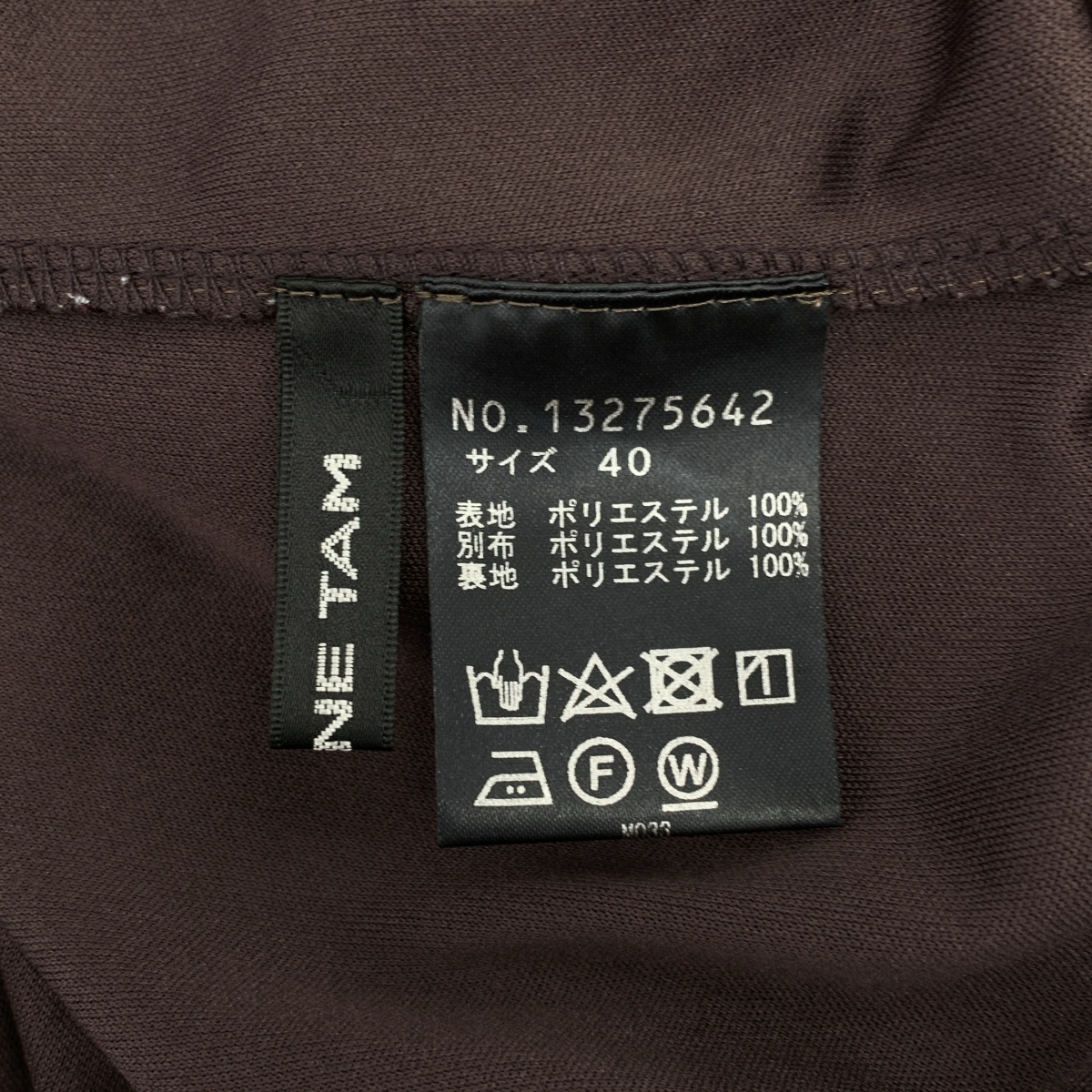 VIVIENNE TAM / ヴィヴィアンタム 総柄 キーネック ドレス ワンピース / 裏地付き