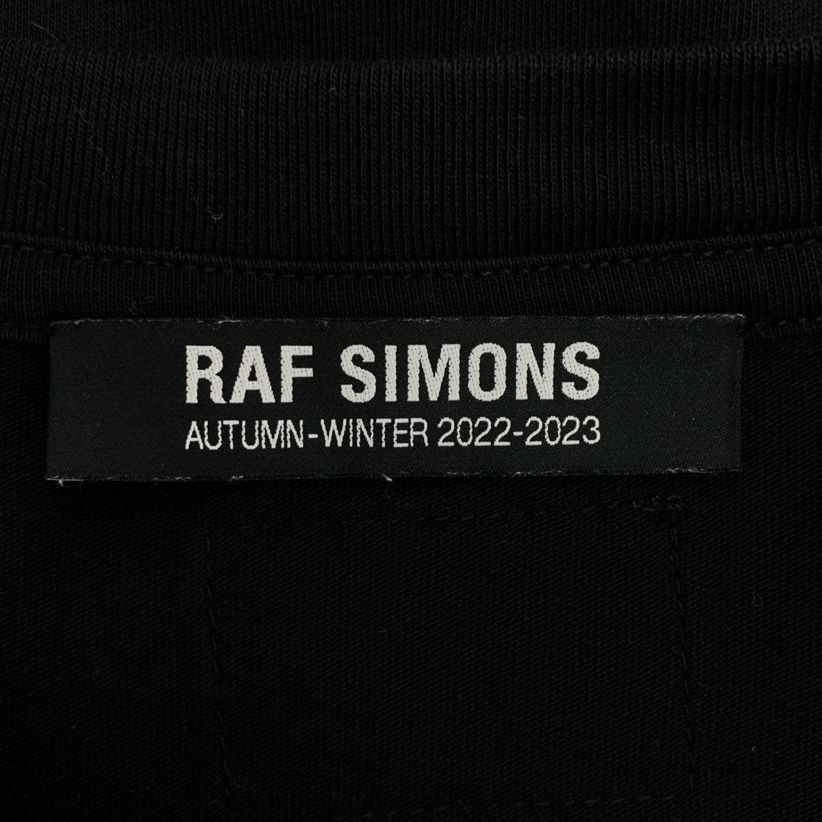 RAF SIMONS / ラフシモンズ OVERSIZED FESTIVAL FOOLS PRINT ON FRONT T-SHIRT プリントTシャツ