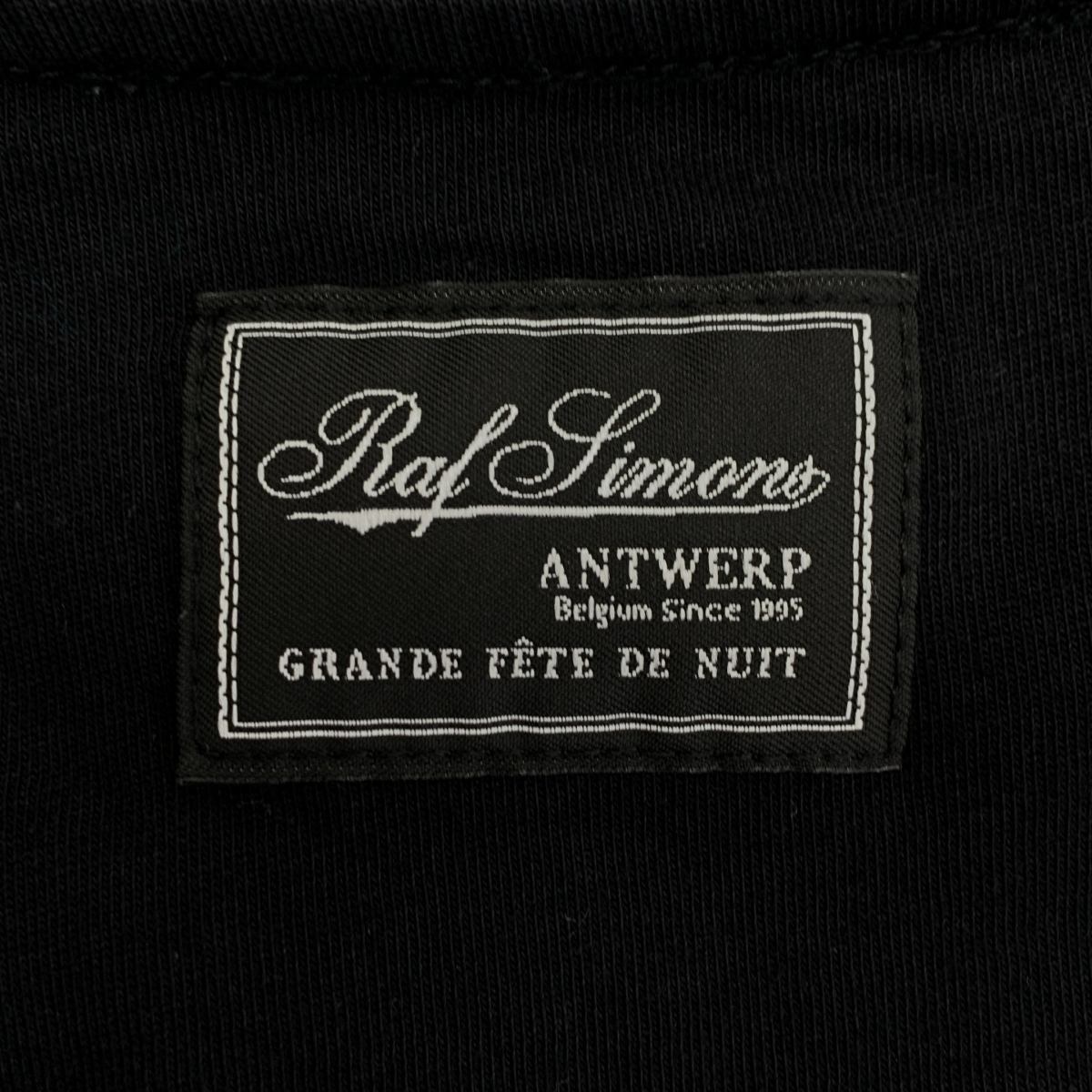 RAF SIMONS / ラフシモンズ OVERSIZED FESTIVAL FOOLS PRINT ON FRONT T-SHIRT プリントTシャツ