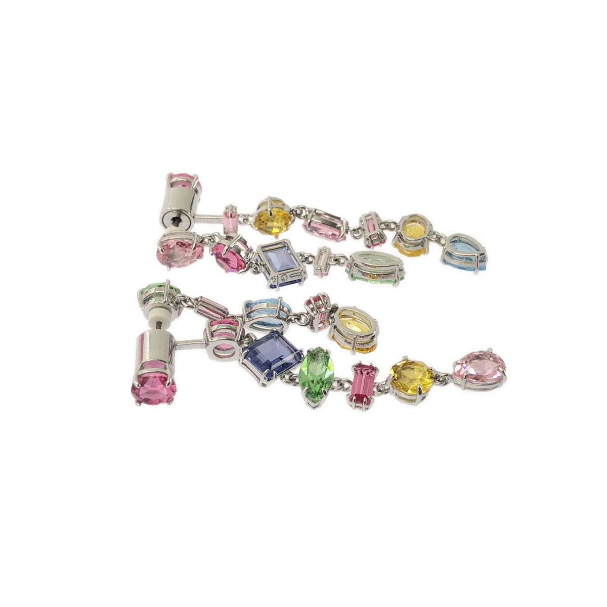 その他 2ペア ビジュー 装飾 ピアス アクセサリー