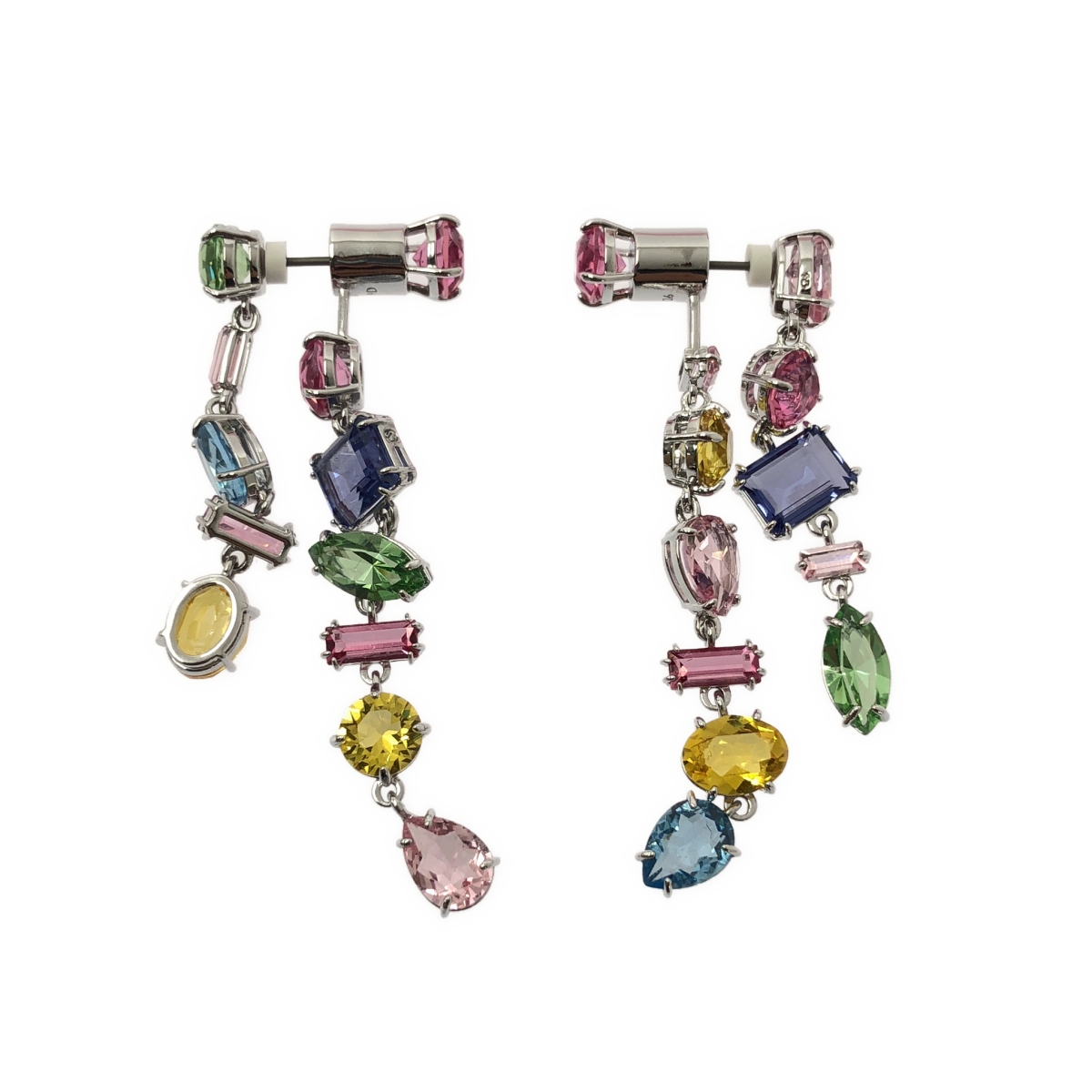 その他 2ペア ビジュー 装飾 ピアス アクセサリー