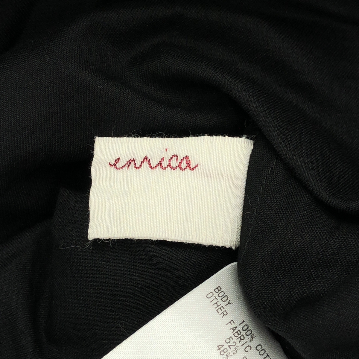 enrica / エンリカ コットン ノースリーブ ブラウス