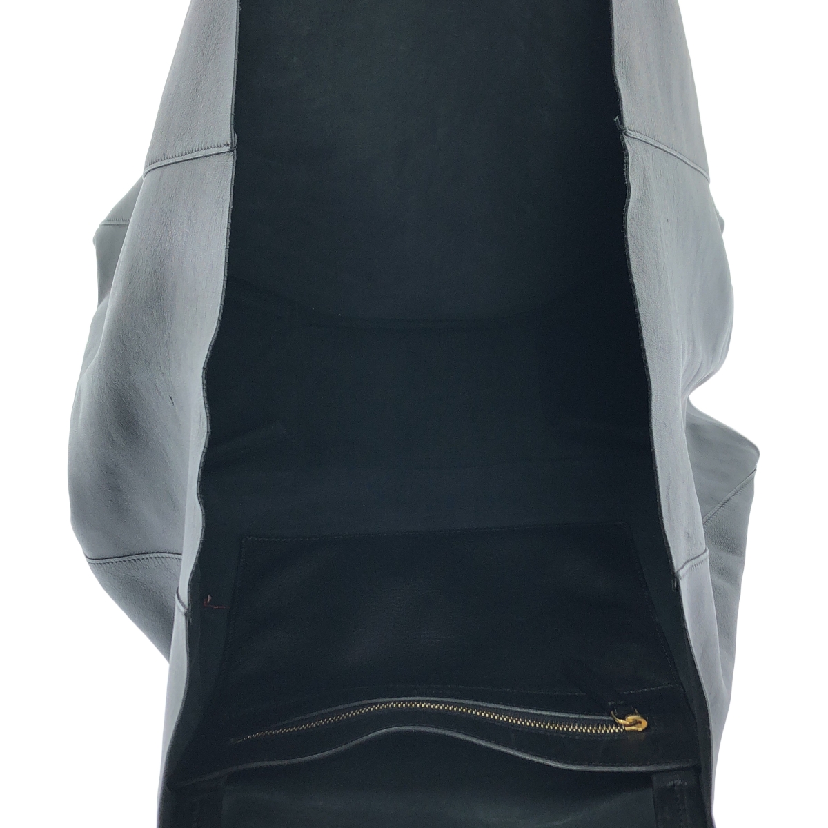 CELINE / セリーヌ フィービ期 ホリゾンタルカバ ロゴ レザー トートバッグ