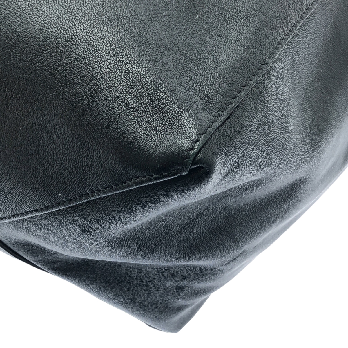 CELINE / セリーヌ フィービ期 ホリゾンタルカバ ロゴ レザー トートバッグ