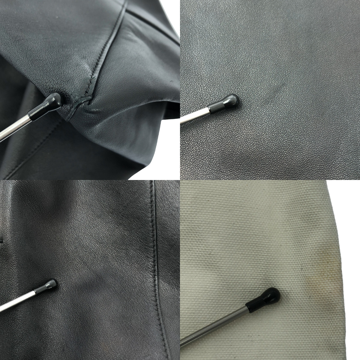 CELINE / セリーヌ フィービ期 ホリゾンタルカバ ロゴ レザー トートバッグ