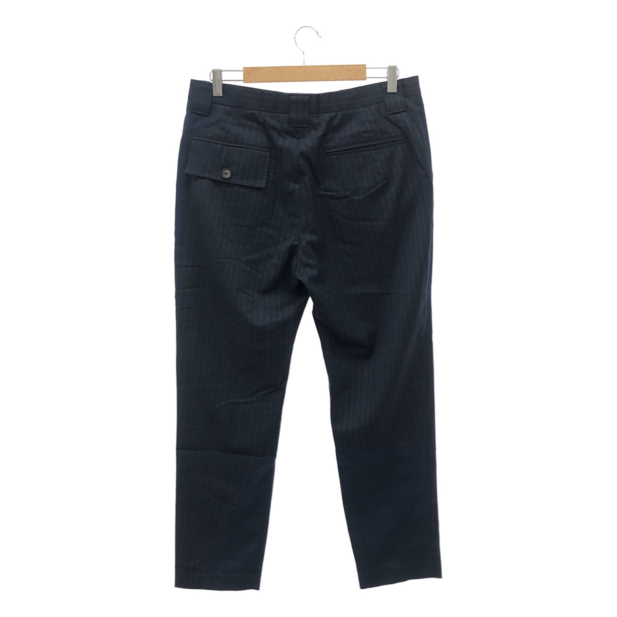 MIHARA YASUHIRO / ミハラヤスヒロ セットアップ ウール ストライプ パネル切替 2B テーラードジャケット スラックス