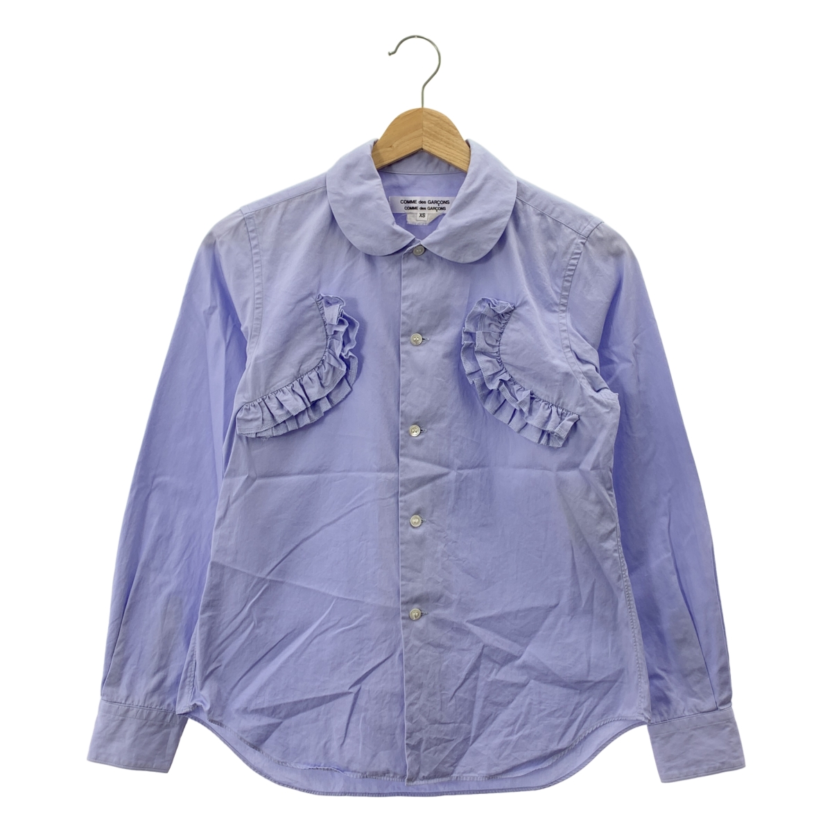 COMME des GARCONS リネンドットタックアシンメトリー スカート COMME des GARCONS リネンドットタックアシンメトリー スカート