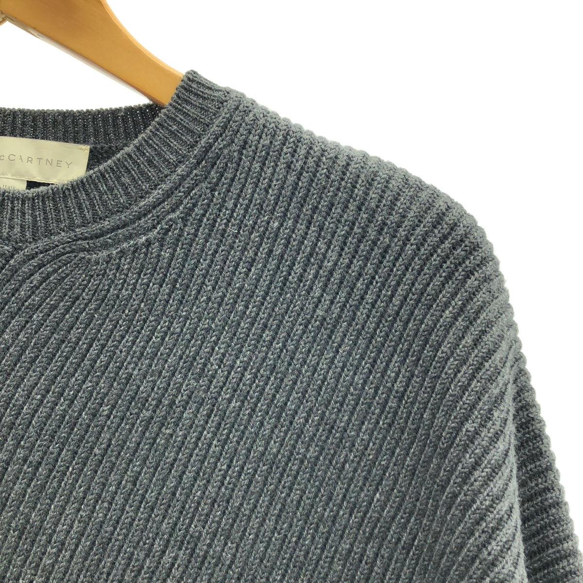 STELLA McCARTNEY / ステラマッカートニー アシンメトリー リブ ニット