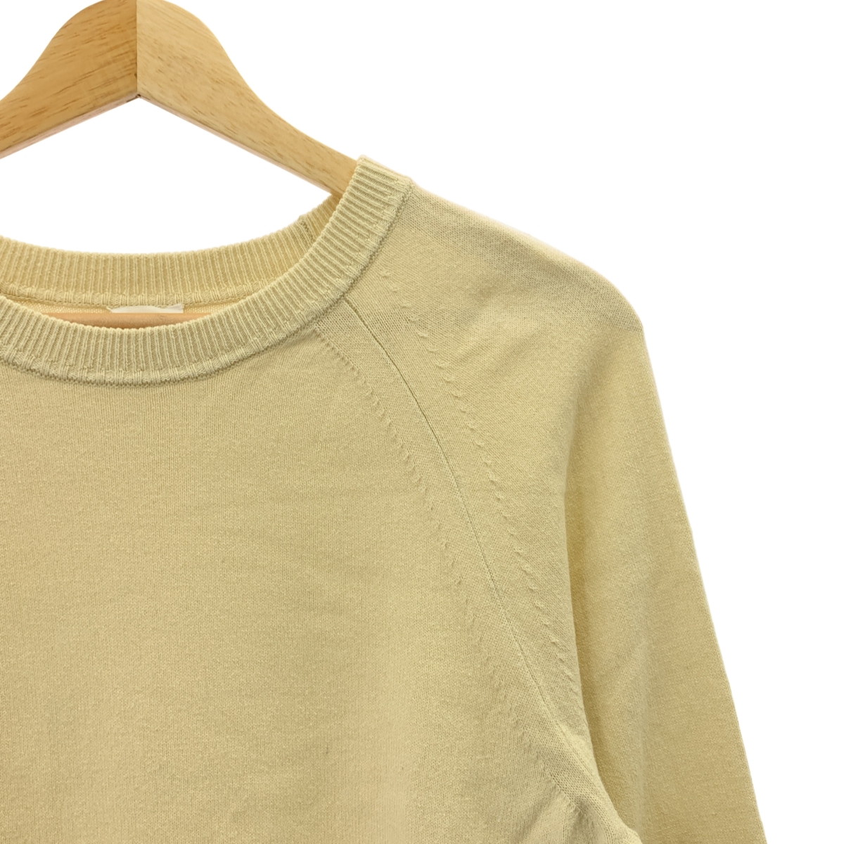 IENA LA BOUCLE / イエナラブークル コットン ウール プルオーバー ニット