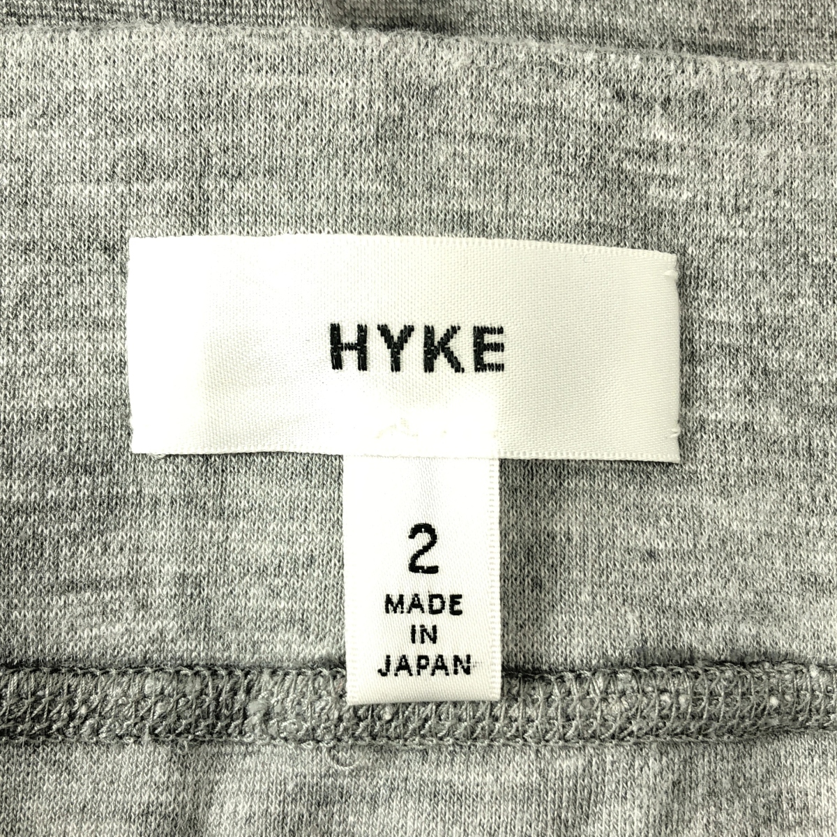 HYKE / ハイク コットン スウェット スカート
